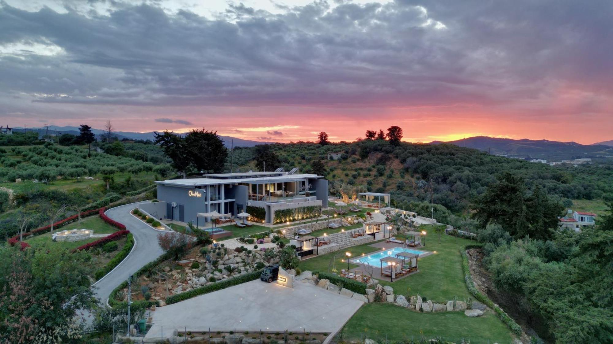 OliveNest Chania | Luxury Villa Complex Perivólia Extérieur photo